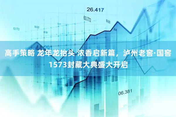 高手策略 龙年龙抬头 浓香启新篇，泸州老窖·国窖1573封藏大典盛大开启