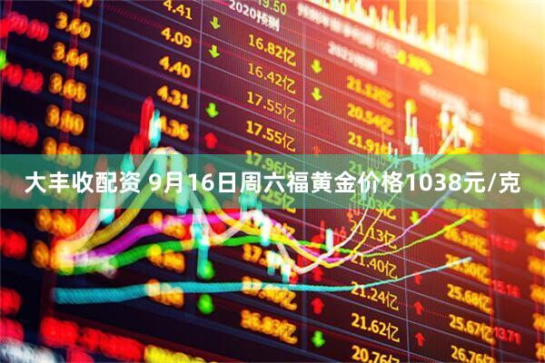 大丰收配资 9月16日周六福黄金价格1038元/克
