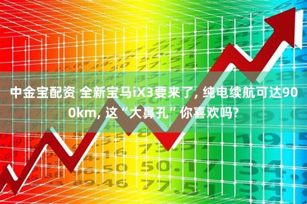 中金宝配资 全新宝马iX3要来了, 纯电续航可达900km, 这“大鼻孔”你喜欢吗?